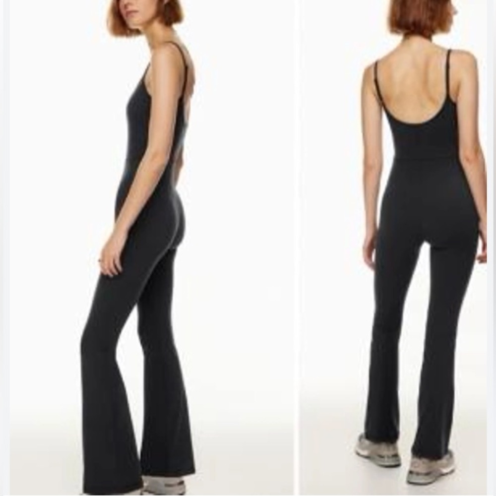 Yogalicious Lux Black Scarlett Flare Jumpsuit